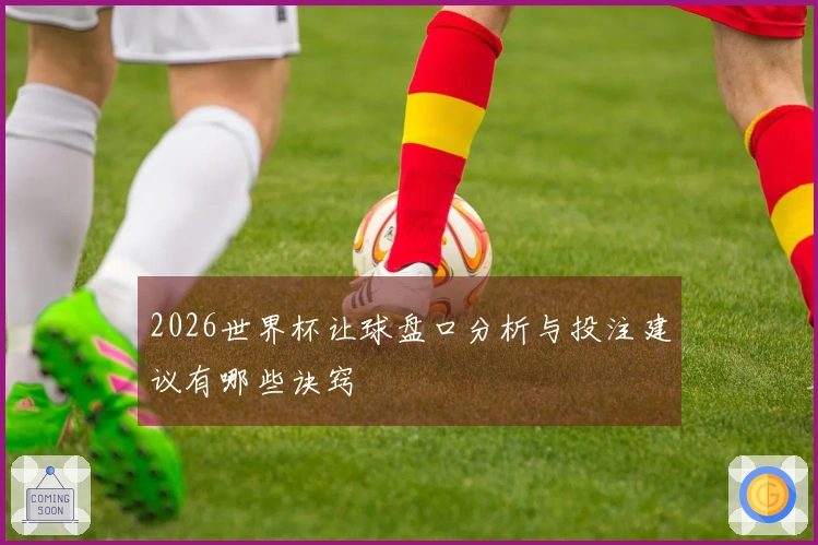 2026世界杯让球盘口分析与投注建议有哪些诀窍